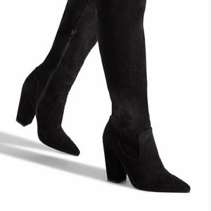 Western style above knee boots